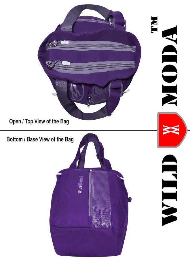 WILD MODA Women's Multipurpose Large Shoulder Bag (Purple) - Image 5